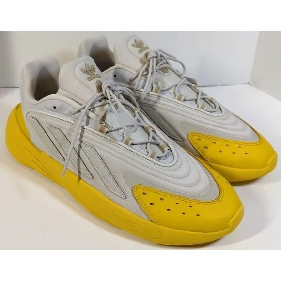 Brand New Mens Adidas Ozelia 'Aluminum Bold Gold' Athletic Sneakers Size 14