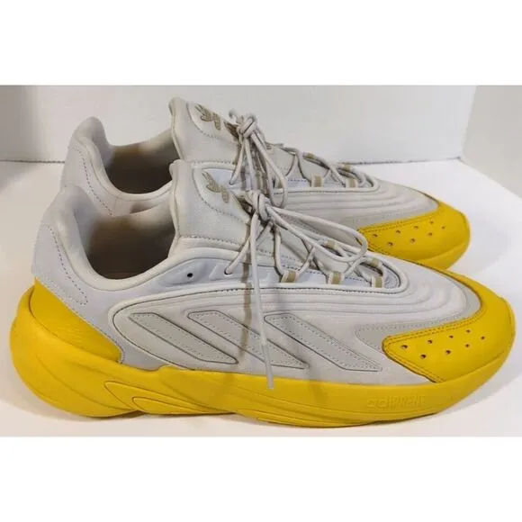 Brand New Mens Adidas Ozelia 'Aluminum Bold Gold' Athletic Sneakers Size 14