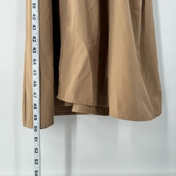 Brochu Walker Fia Belted Cotton Midi Dress Quiet Luxury Size Small