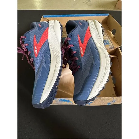 Brooks Divide 4 Navy Bittersweet Peacoat Running Shoes Sneakers 5.5