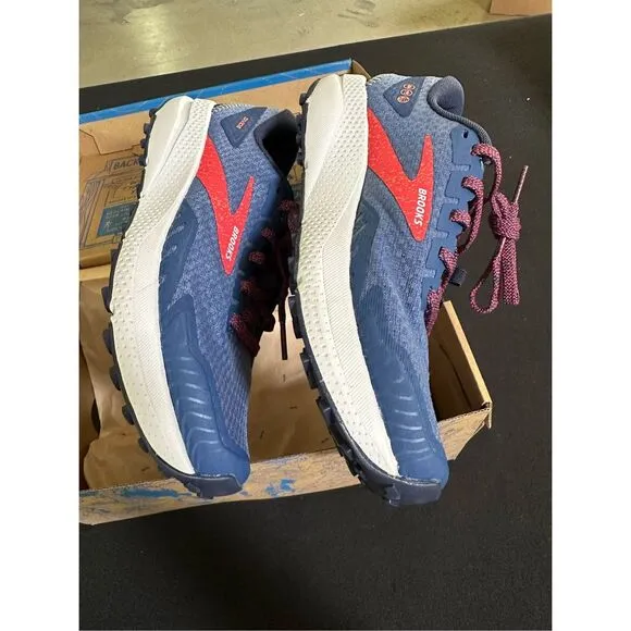 Brooks Divide 4 Navy Bittersweet Peacoat Running Shoes Sneakers 5.5