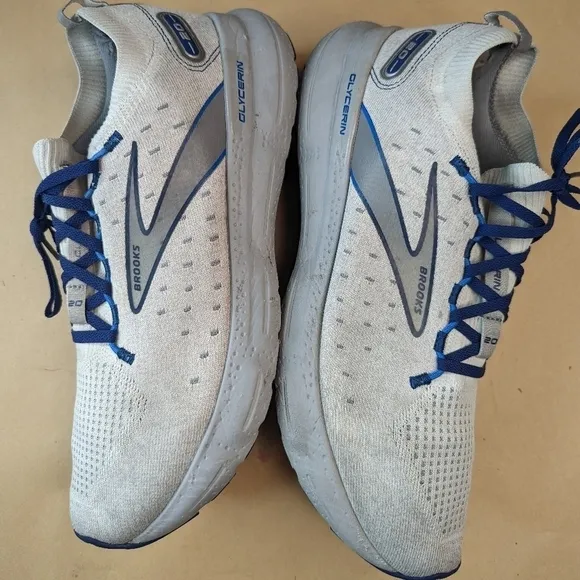 Brooks Men's Glycerin 20 Running Shoes 12.5 Gray  Comfort Cushioned