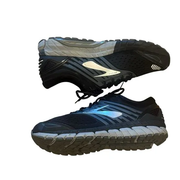 Brooks Men's Glycerin GTS 21 Black Running Shoes Flexible Size 14D