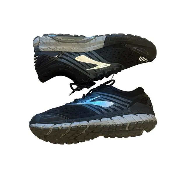 Brooks Men's Glycerin GTS 21 Black Running Shoes Flexible Size 14D