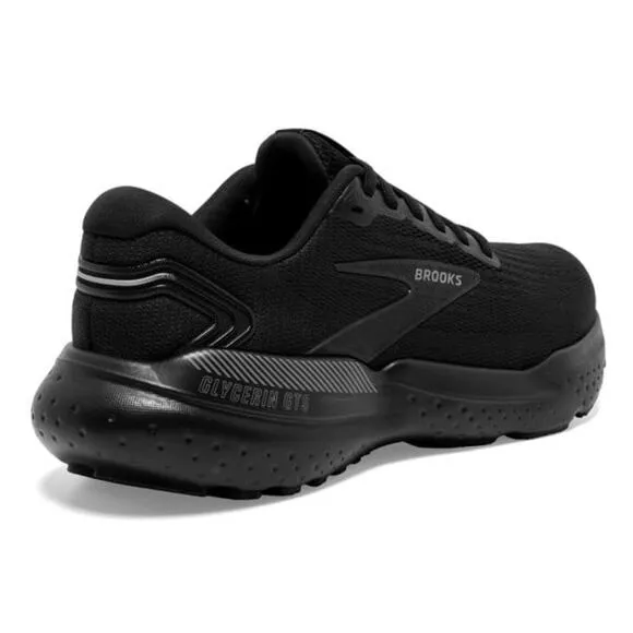 Brooks Men's Glycerin GTS 21 Black Running Shoes Flexible Size 14D