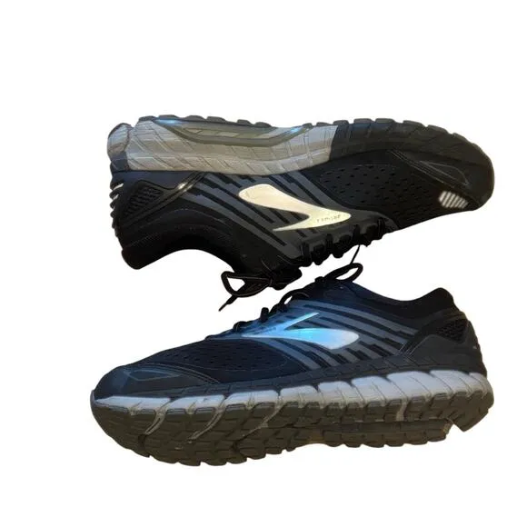 Brooks Men's Glycerin GTS 21 Black Running Shoes Flexible Size 14D