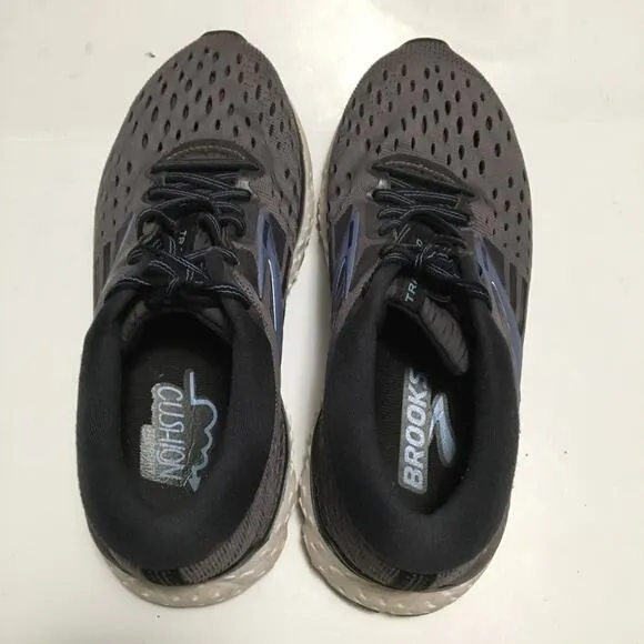Brooks Transcend 6 Running Athletic Shoe Sneaker Cushioned Gray Blue Women 7