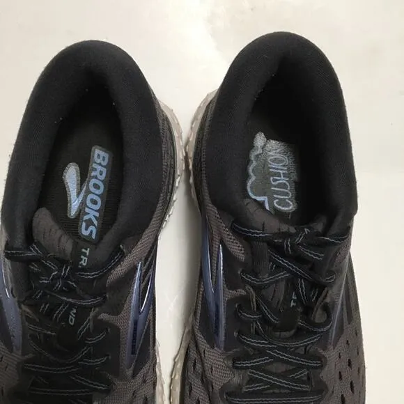 Brooks Transcend 6 Running Athletic Shoe Sneaker Cushioned Gray Blue Women 7
