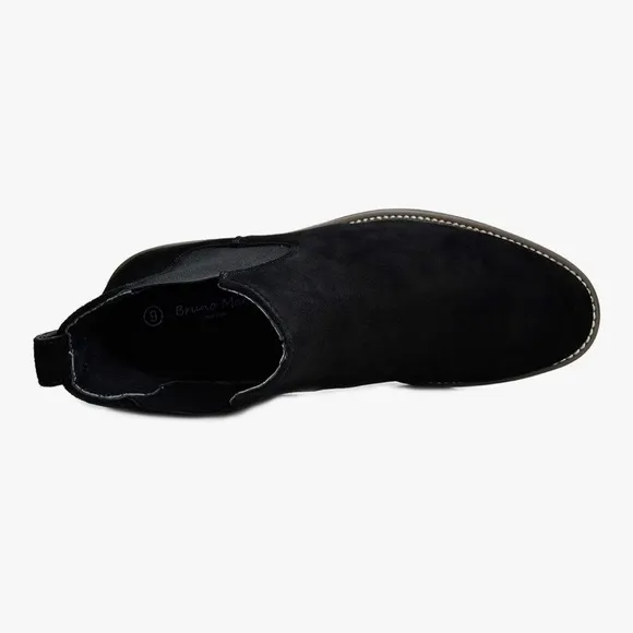 Bruno Marc Men's Suede Leather Chelsea Ankle Boots