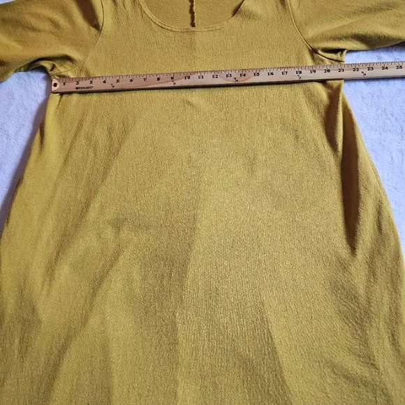 Bryn Walker 100% Cotton Oversized Shift Dress Size Small Lagenlook Minimalist