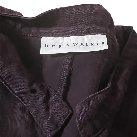 Bryn Walker Dress Womens Med 100% Tencel Minimalist Lagenlook Purple PTP 23