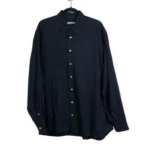 BURBERRY BRIT Shirt Button Down Dress Shirt Imprinted‎ Material Luxury Workwear