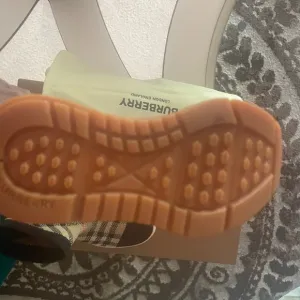 Burberry Tan and Black Boots with Durable Sole