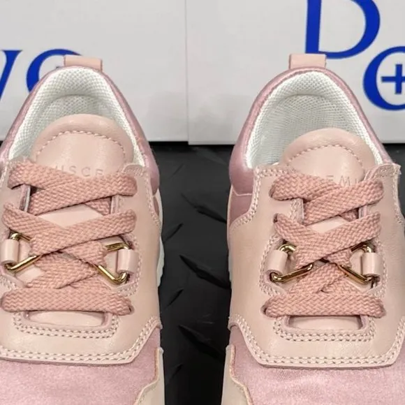 Buscemi Ventura Kid Rosa Leather Sneakers US 10 EU 27