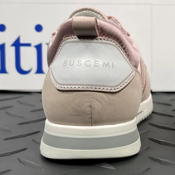 Buscemi Ventura Kid Rosa Leather Sneakers US 10 EU 27