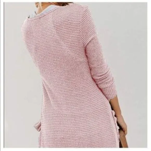 Button Down Knitted Sweater Cardigan