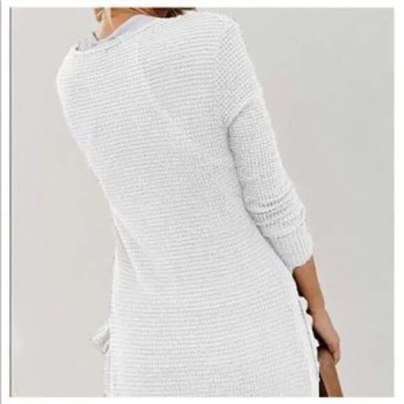 Button Down Knitted Sweater Cardigan