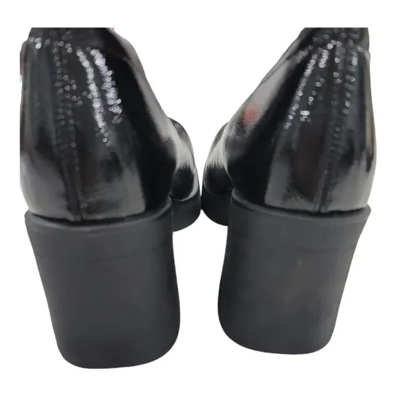 Call It Spring Black Patent Ankle Boots
