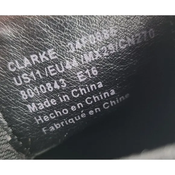Calvin Klein Mens‎ Ankle Boots Clarke Black  Size 11M 34F0685