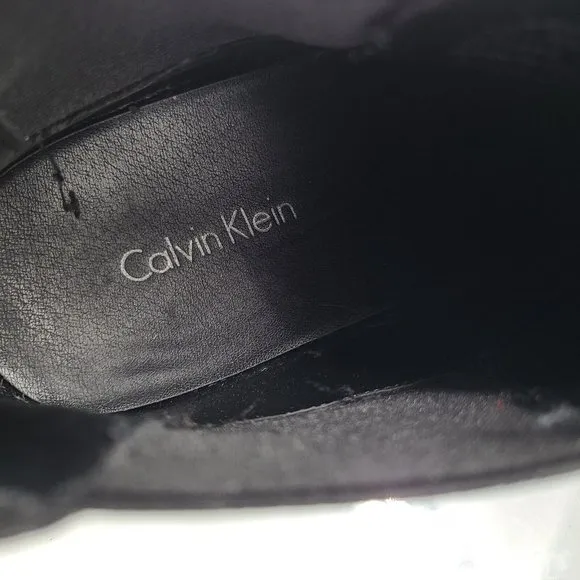 Calvin Klein Mens‎ Ankle Boots Clarke Black  Size 11M 34F0685