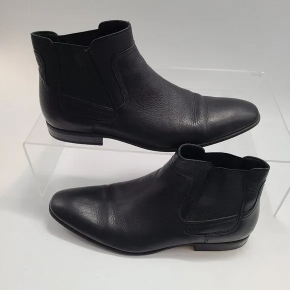 Calvin Klein Mens‎ Ankle Boots Clarke Black  Size 11M 34F0685
