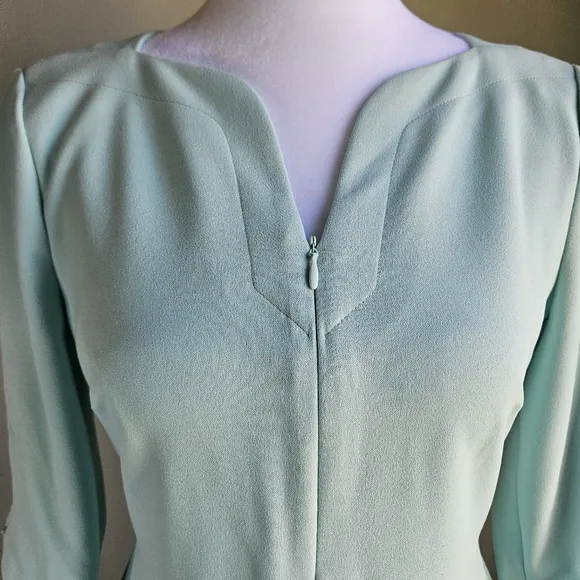 Calvin Klein Sheath Dress Women's 4 Mint Office Business Minimalist Semi-Formal