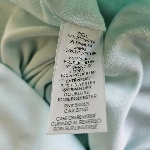 Calvin Klein Sheath Dress Women's 4 Mint Office Business Minimalist Semi-Formal