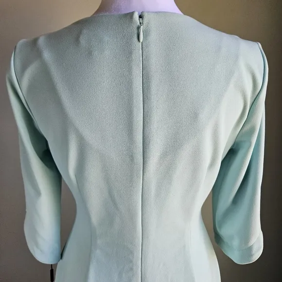 Calvin Klein Sheath Dress Women's 4 Mint Office Business Minimalist Semi-Formal