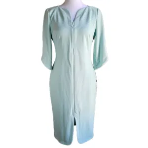 Calvin Klein Sheath Dress Women's 4 Mint Office Business Minimalist Semi-Formal