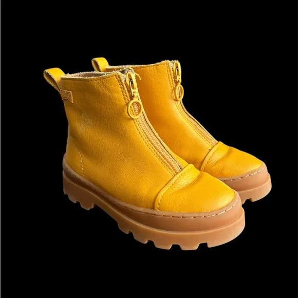 Camper mustard yellow Brutus Boots sz 27