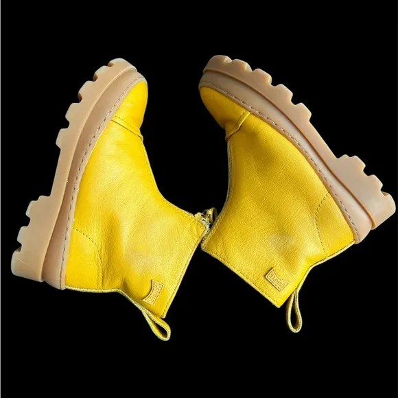 Camper mustard yellow Brutus Boots sz 27
