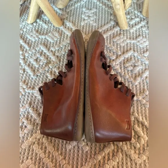 Camper Women’s Peu Ankle Boots Brown Leather (Size 39EU)