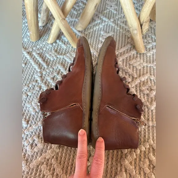 Camper Women’s Peu Ankle Boots Brown Leather (Size 39EU)