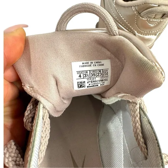 Cardi B Reebok Sneakers Rose Gold Juniors