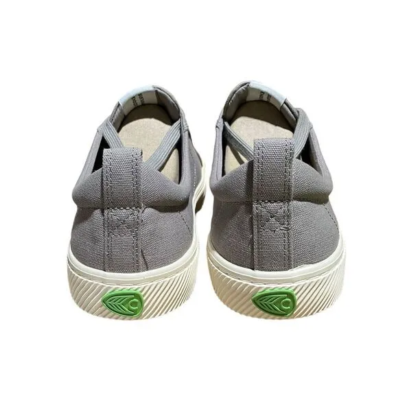 Cariuma Sneakers Womens 8 Grey Canvas OCA Low Preppy Lace Up Shoes Mens 6.5