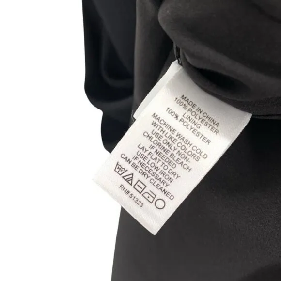 Cece Black Shift Dress New 18W Modest Minimalist