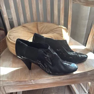 Celine Black Ankle Boots Sleek Stiletto Design