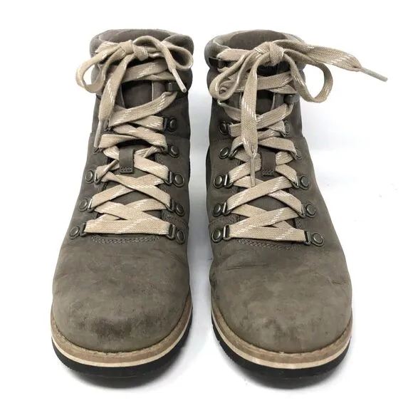 CHACO Cataluna Explorer Boots Womens 7.5 Morel Brown Leather Hiking Trail