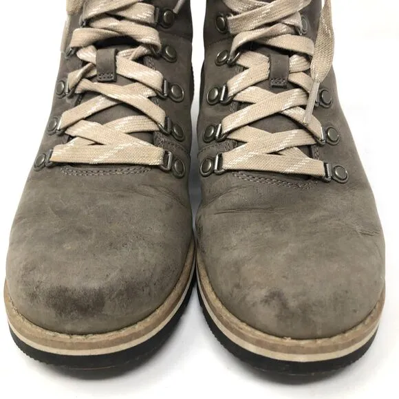 CHACO Cataluna Explorer Boots Womens 7.5 Morel Brown Leather Hiking Trail