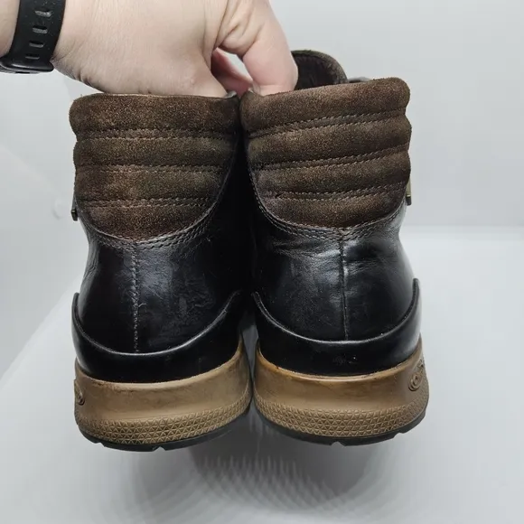 Chaco Frontier casual waterproof lace up boots in Java black and brown size 9