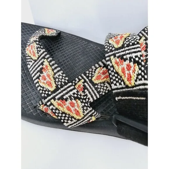 Chaco Z/2 Pizza Print Munchies Hiking Walking Mens Classic Sandals Shoes Size 9