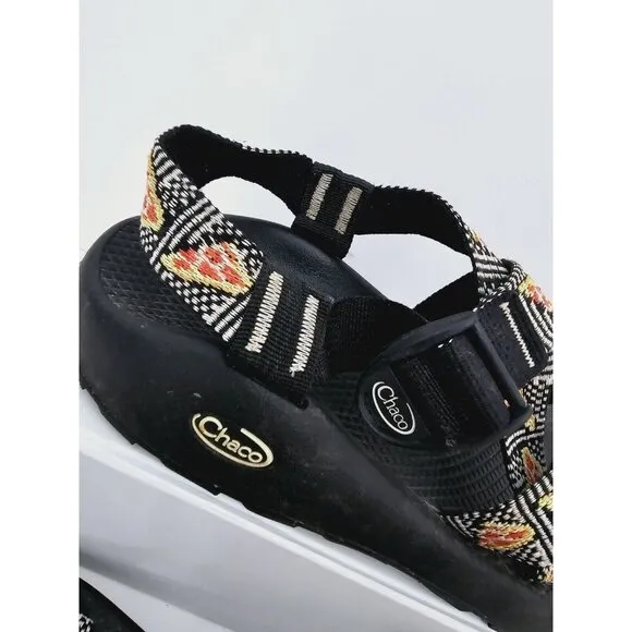 Chaco Z/2 Pizza Print Munchies Hiking Walking Mens Classic Sandals Shoes Size 9
