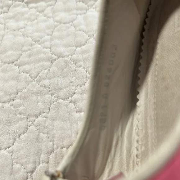 CHANEL VINTAGE Pink and White Women's Ballet Flat Shoes sz 42