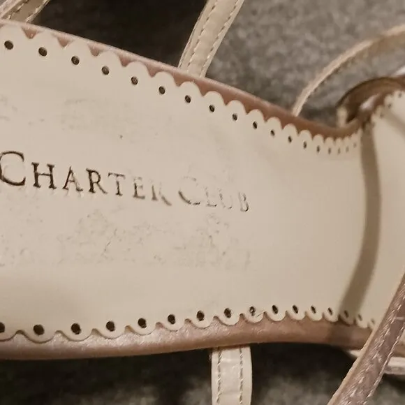 Charter Club Womens Merlot Dressy Kitten Heel Pumps in Blush Satin, Size 9‎