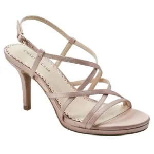 Charter Club Womens Merlot Dressy Kitten Heel Pumps in Blush Satin, Size 9‎