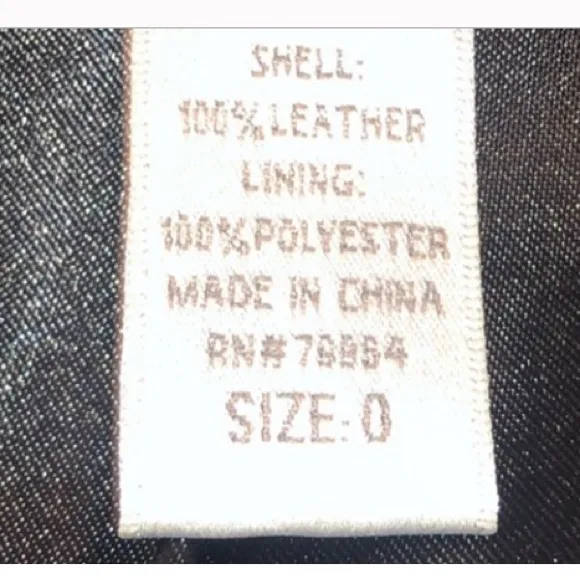 CHICOS Shine embossed snakeskin genuine leather jacket black US 4