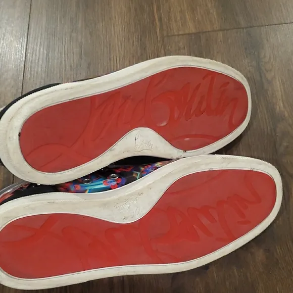 Christian Louboutin Colorful men's High-Top Sneakers 42 US 9