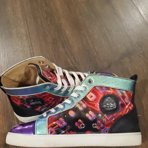 Christian Louboutin Colorful men's High-Top Sneakers 42 US 9
