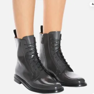 Church's Black Lace Up Boots with Sleek Leather