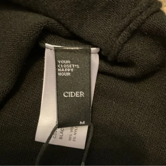 Cider Square Neck Knit Fabric Knitted Contrast Binding Sleeveless Dress
